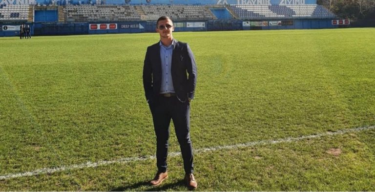 Smiljan Babić mlad i uspješan sportski radnik
