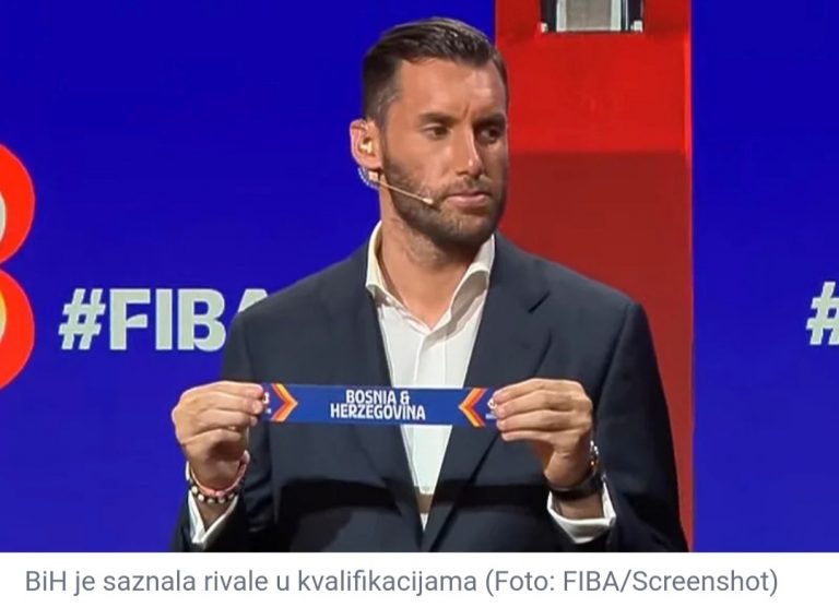 Košarkaška reprezentacija BiH saznala rivale u kvalifikacijama za Svjetsko prvenstvo