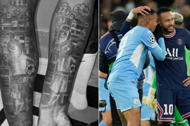 Neymar i Jesus imaju iste tetovaže koje kriju predivnu i inspirirajuću priču o uspjehu